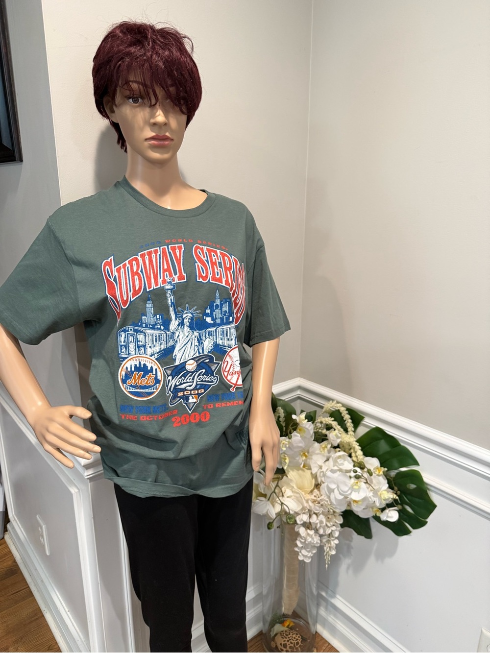 Mitchell & Ness Green Subway Series Graphic Tee
